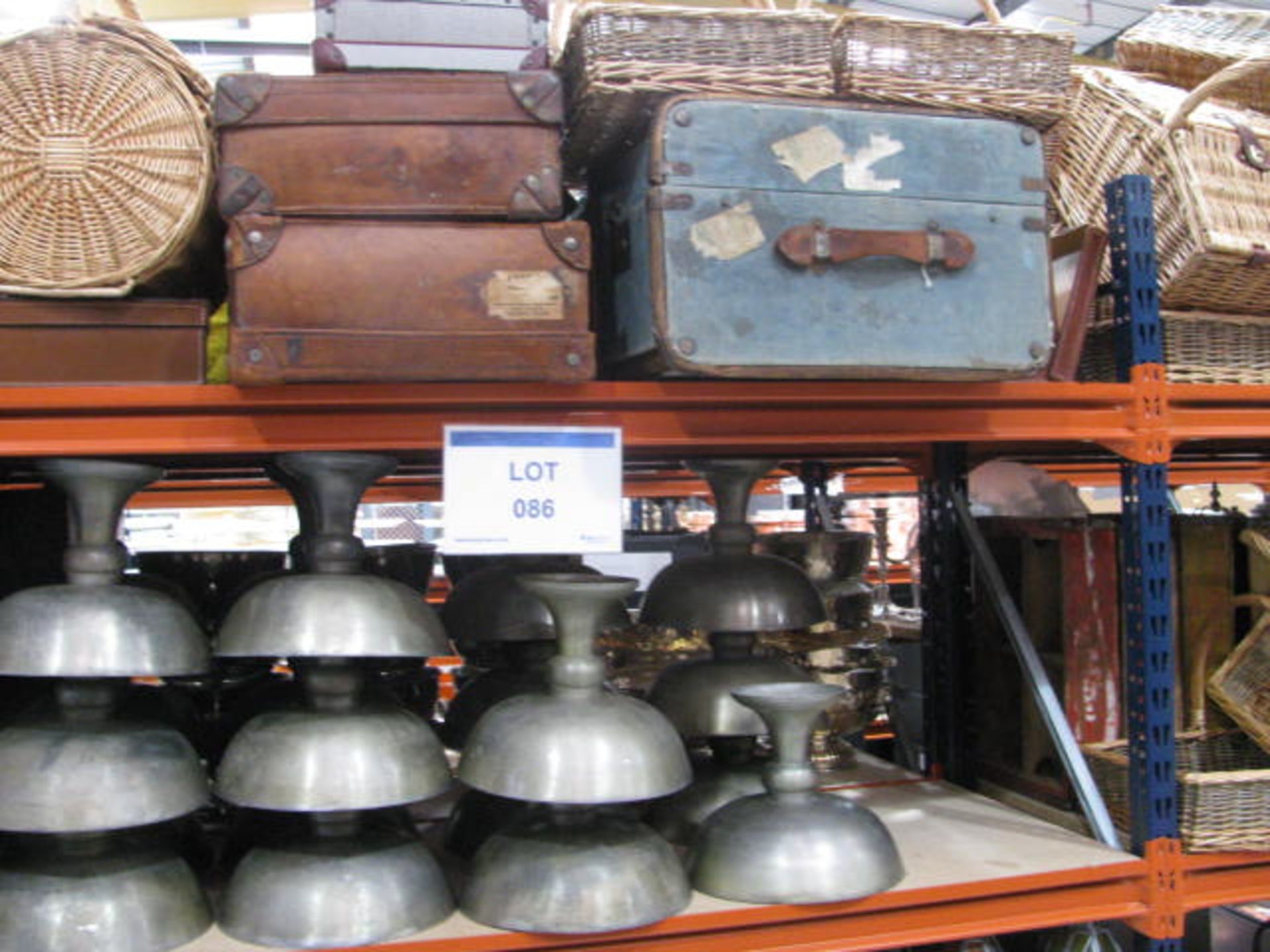 Quantity of Lanterns, fruit bowls, baskets, cases and trunks - Image 3 of 4