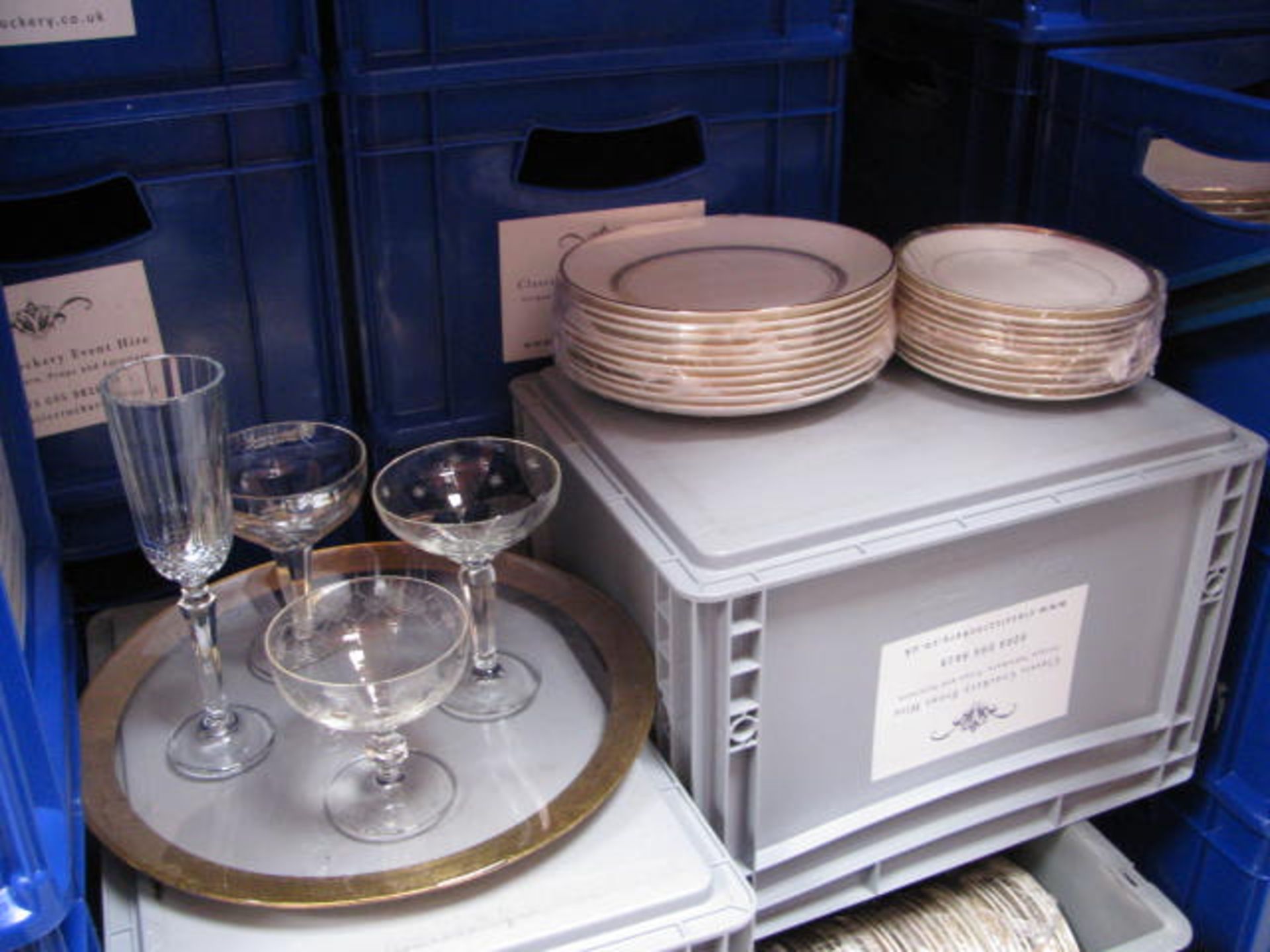 Quantity of various style glassware, tableware, crockery and other accessories