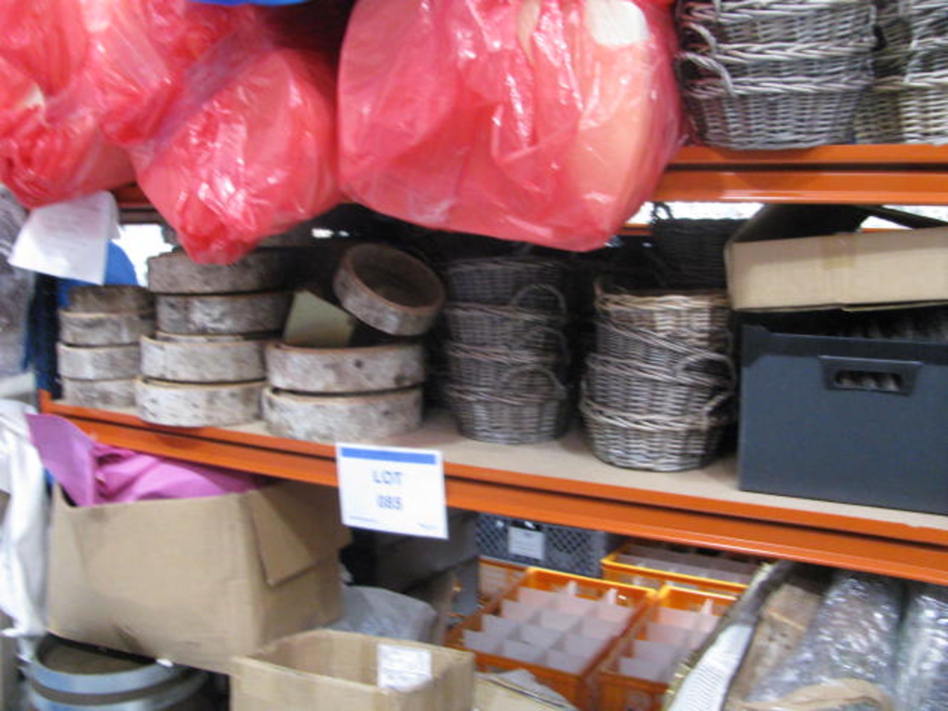 Quantity of bowls, baskets, tables and chalk boards - Image 4 of 4