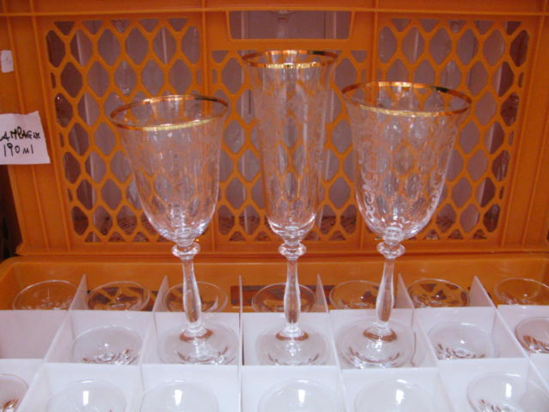 Quantity of various style glassware