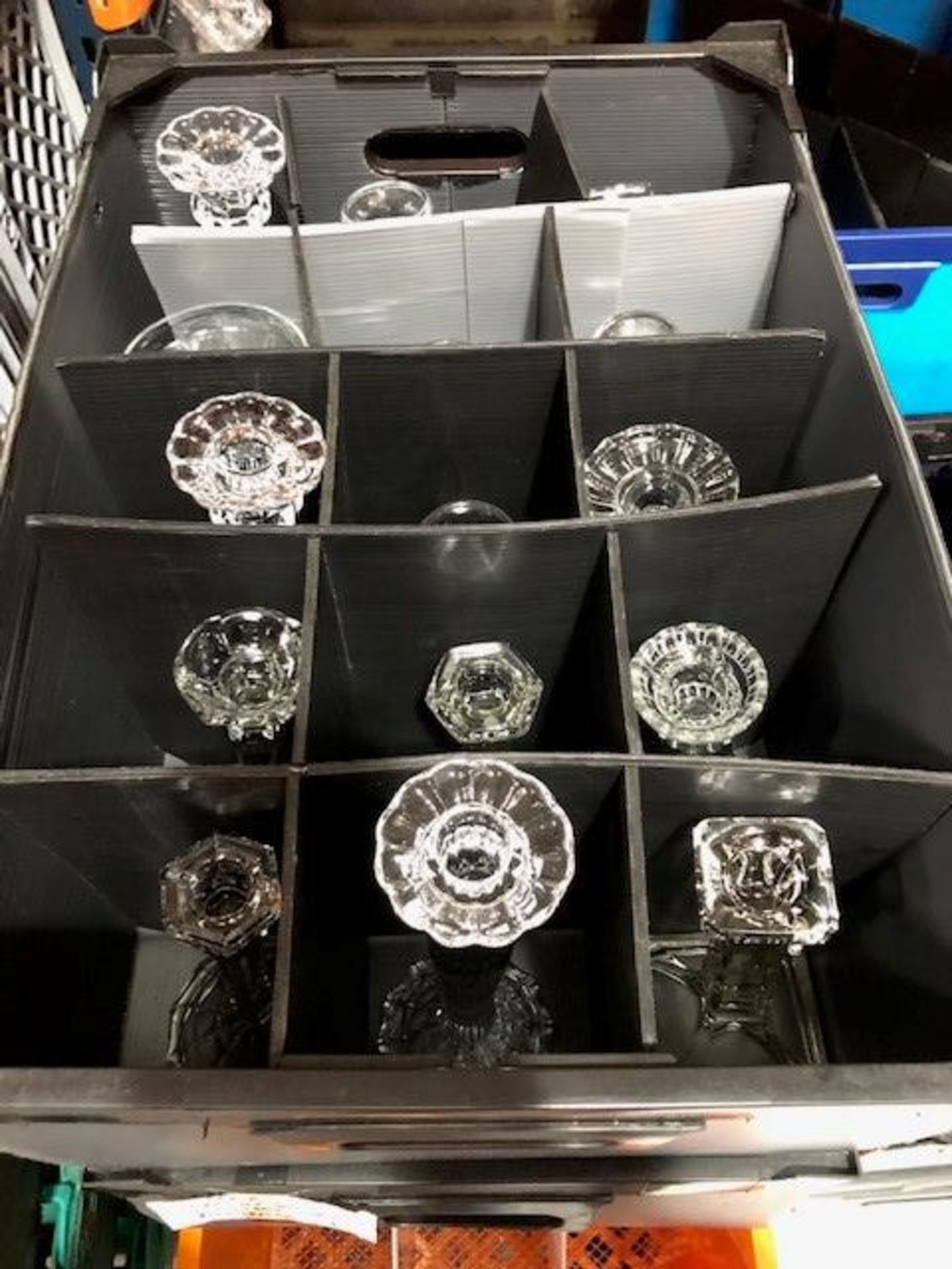 Quantity of various style glassware and crockery