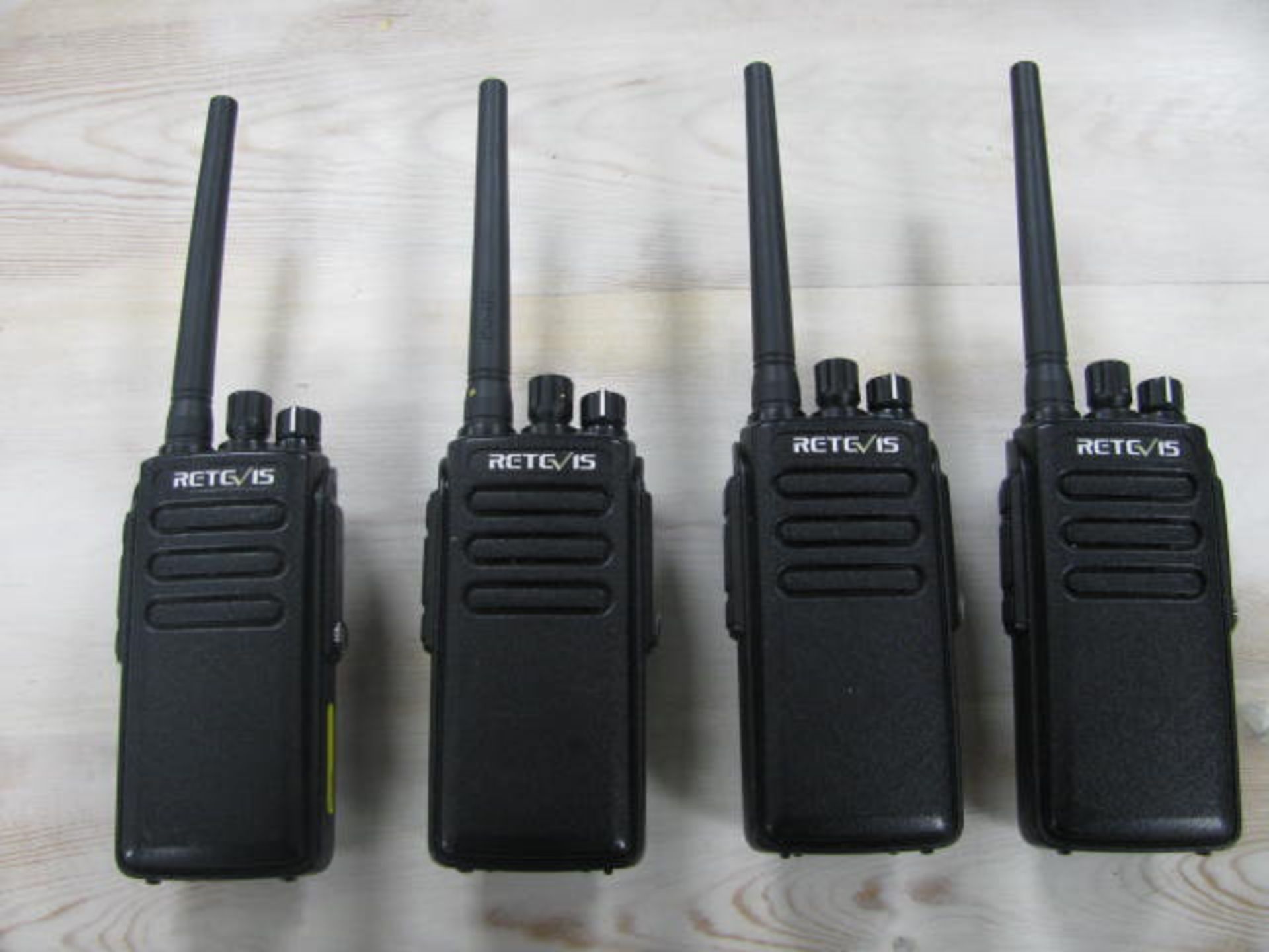 (4) RETC 15 walkie talkie units with chargers - Image 2 of 3