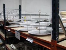 Quantity of vintage crockery, cake stands and jugs