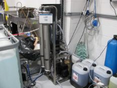 Water softening plant