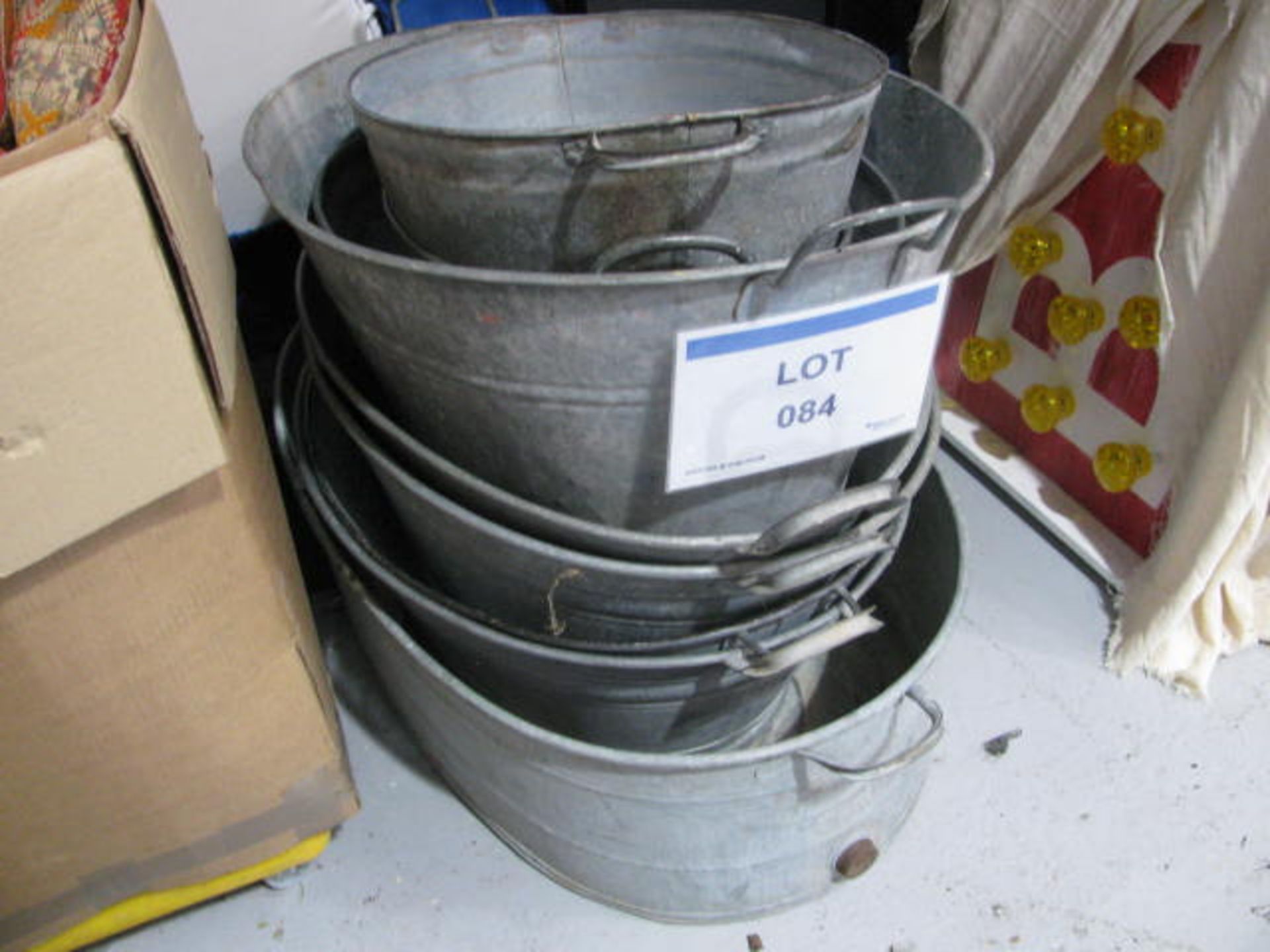 Quantity of galvanised ice buckets - Image 2 of 2