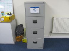 Steel 2 drawer filing cabinet and Steel 4 drawer filing cabinet