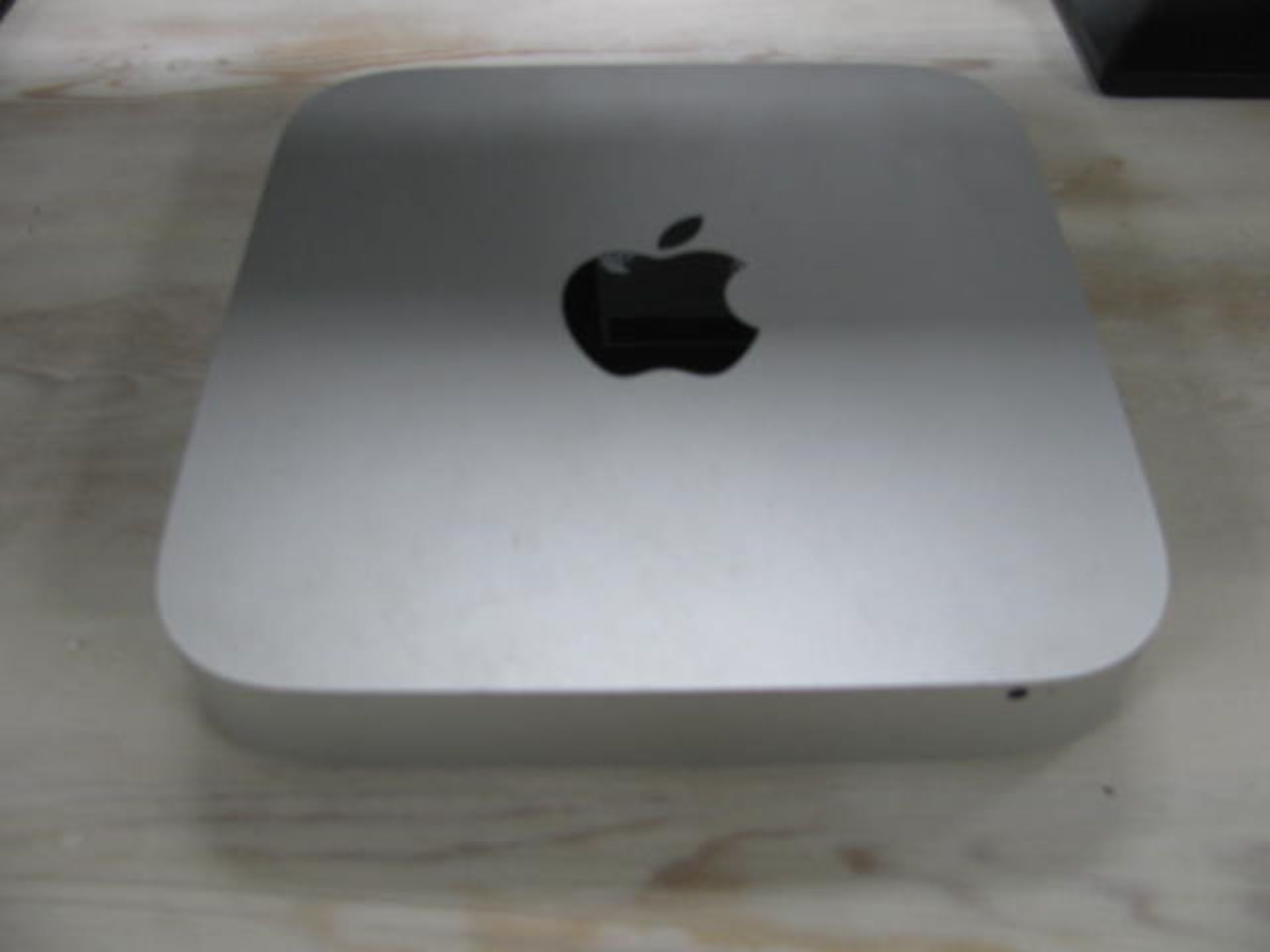 Apple Mac mini base unit with (2) LG flat screens, keyboard and mouse - Image 3 of 4