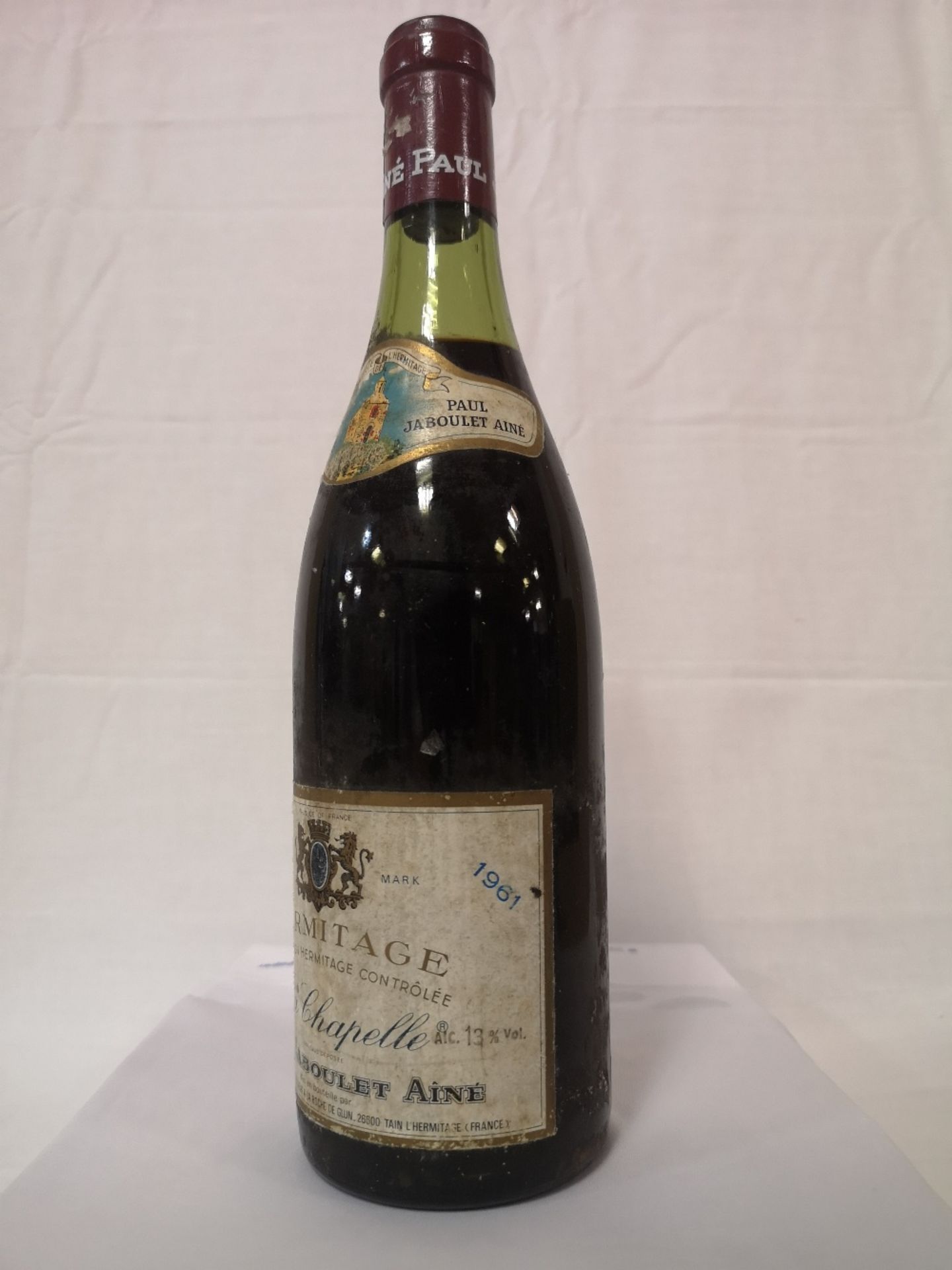 (1) Bottle of Hermitage La Chapelle Jaboulet 1961 (750ml) - Image 3 of 6