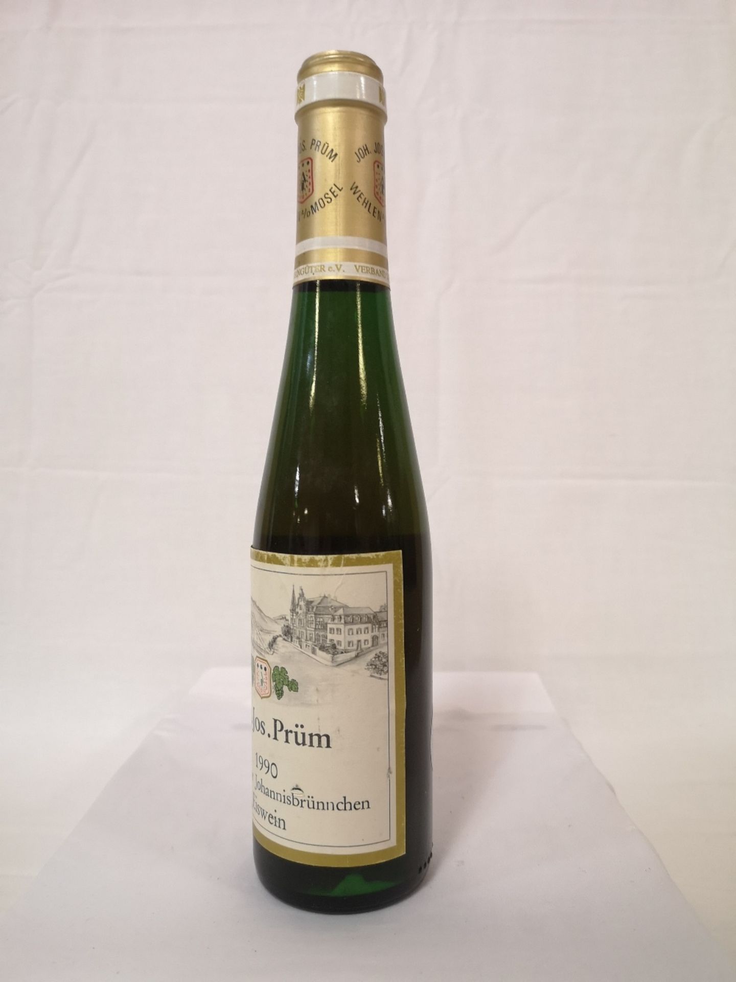 (1) Bottle of Riesling Eiswein Bernkasteler Johnnisbrunnchen JJ Prum 1990 (375ml) - Image 3 of 6