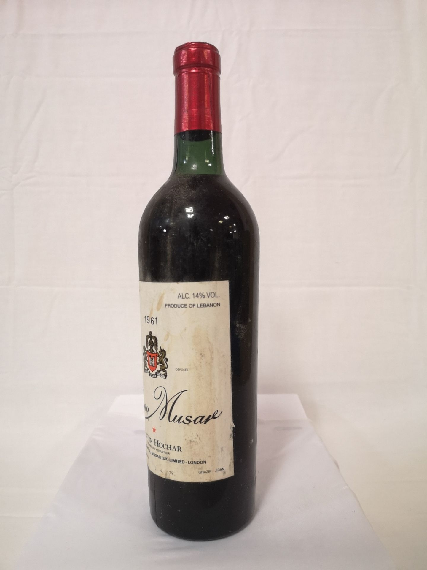 (1) Bottle of Chateau Musar 1961 (750ml) - Image 3 of 5