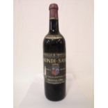 (1) Bottle of Brunello di Montalcino Riserva Biondi Santi 1964 (750ml)