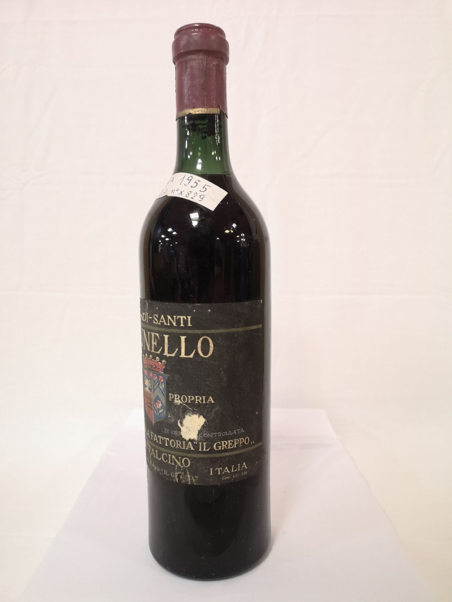 (1) Bottle of Brunello di Montalcino Riserva Biondi Santi 1955 (750ml) - Image 3 of 7