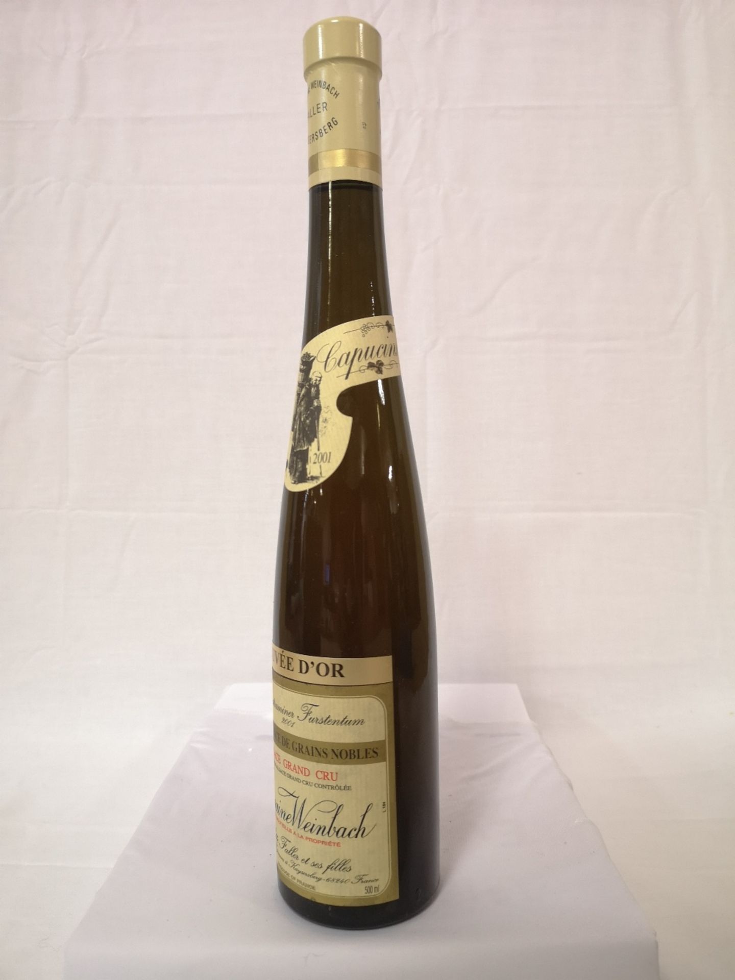(2) Bottles of Gewurztraminer Selection de Grains Nobles Weinbach 2001 (375ml) - Image 4 of 10