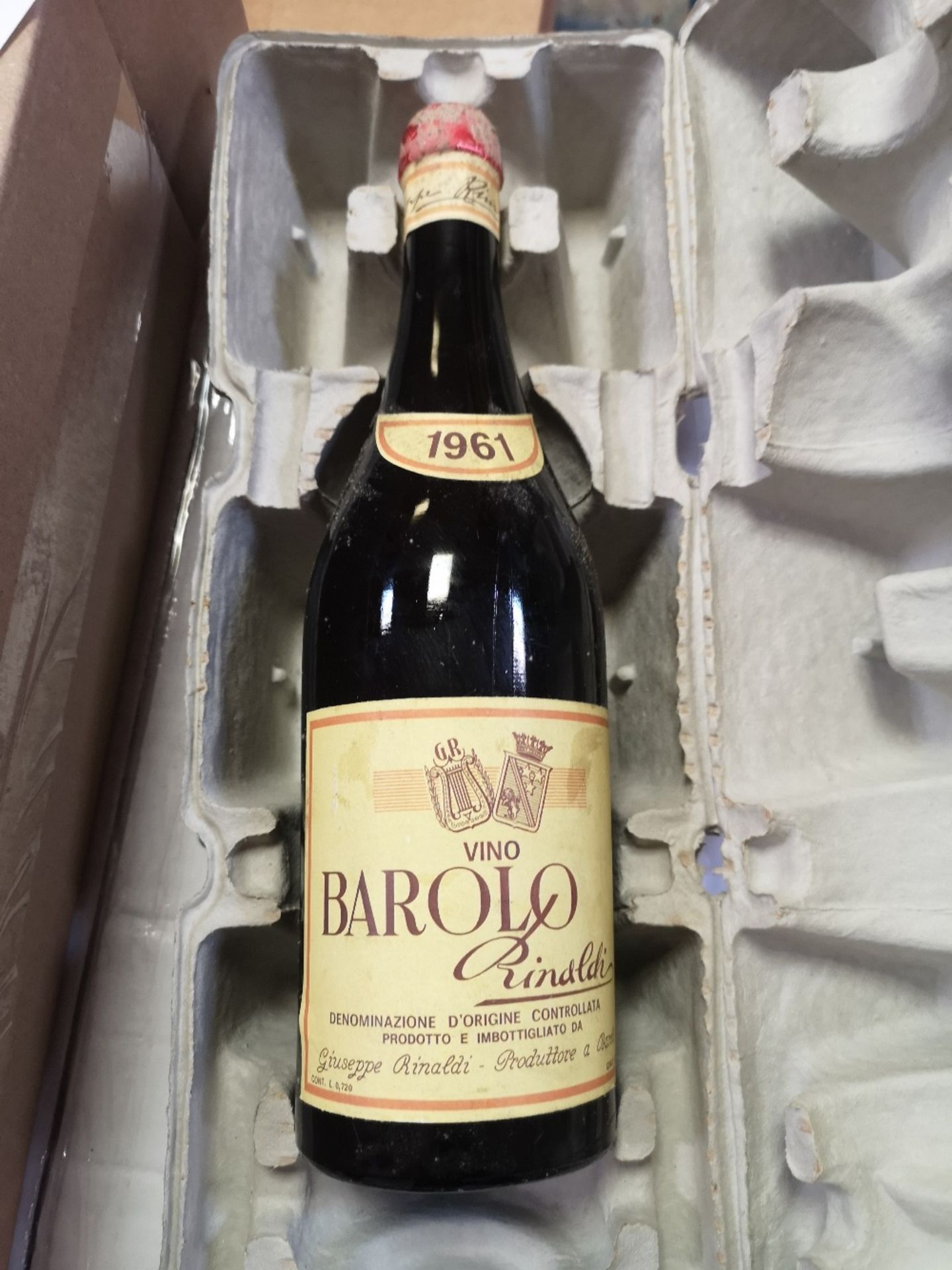 (1) Bottle of Barolo Giuseppe Rinaldi 1961 (750ml) - Image 5 of 5