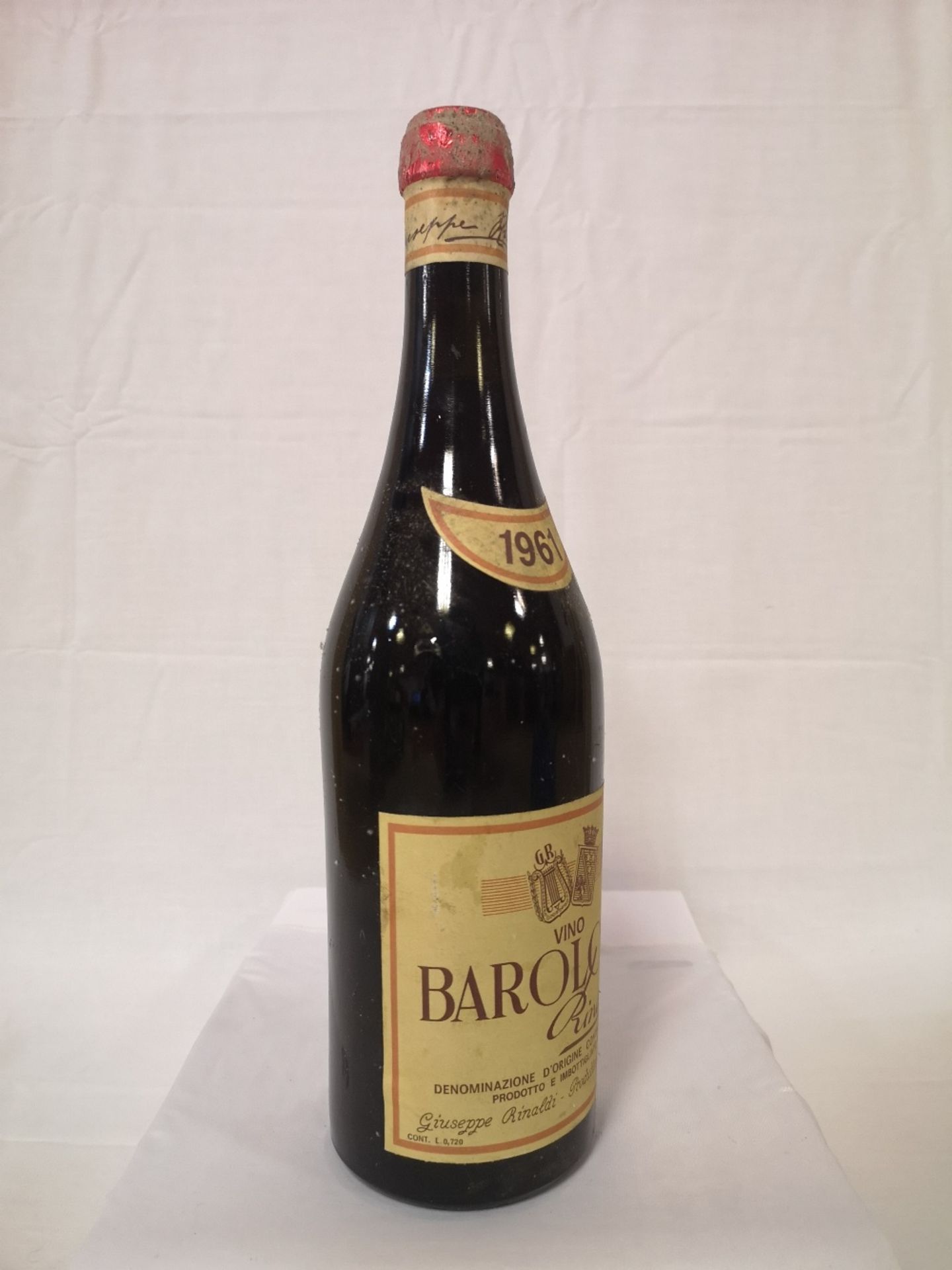 (1) Bottle of Barolo Giuseppe Rinaldi 1961 (750ml) - Image 2 of 5