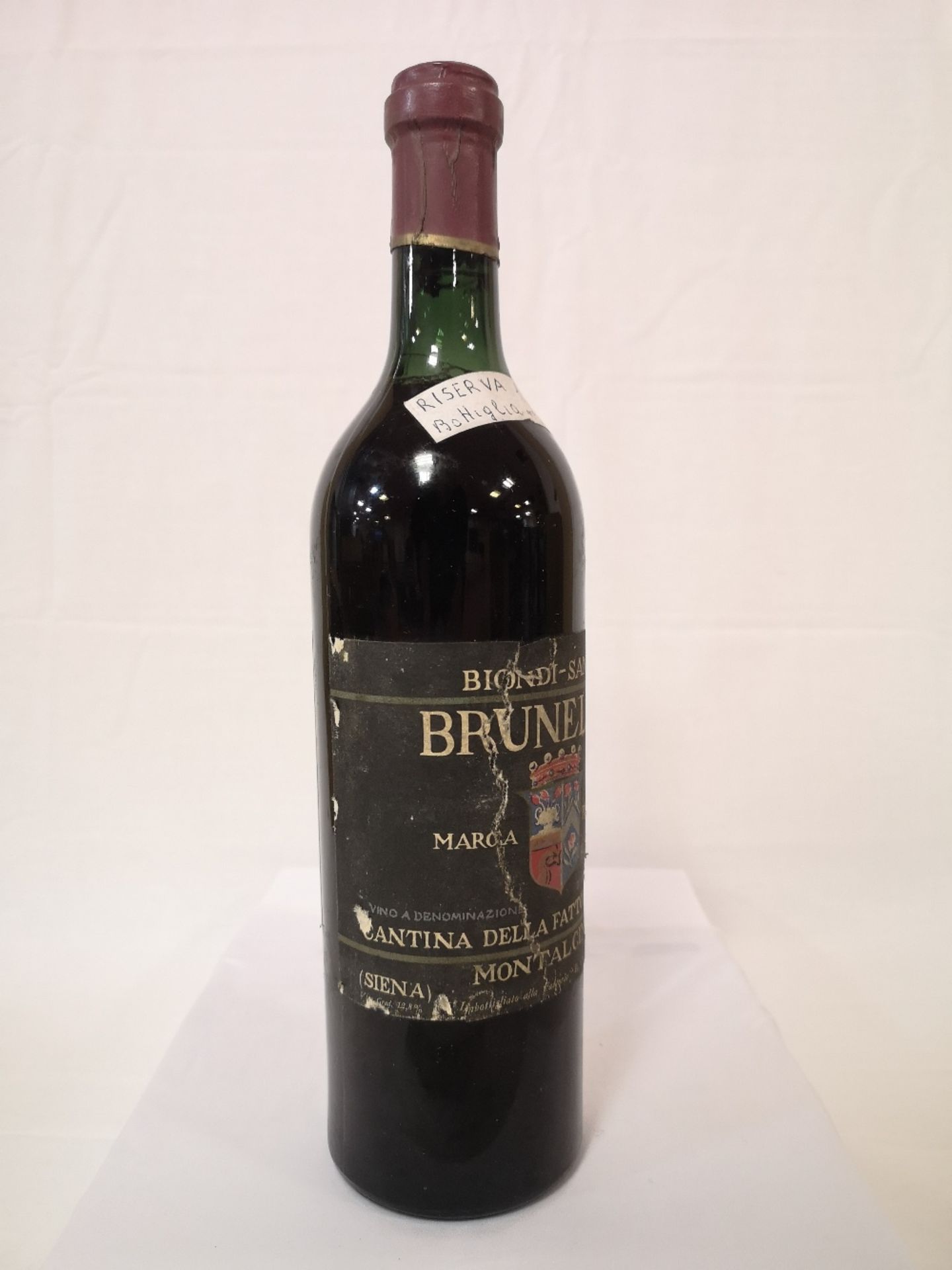 (1) Bottle of Brunello di Montalcino Riserva Biondi Santi 1955 (750ml) - Image 2 of 7