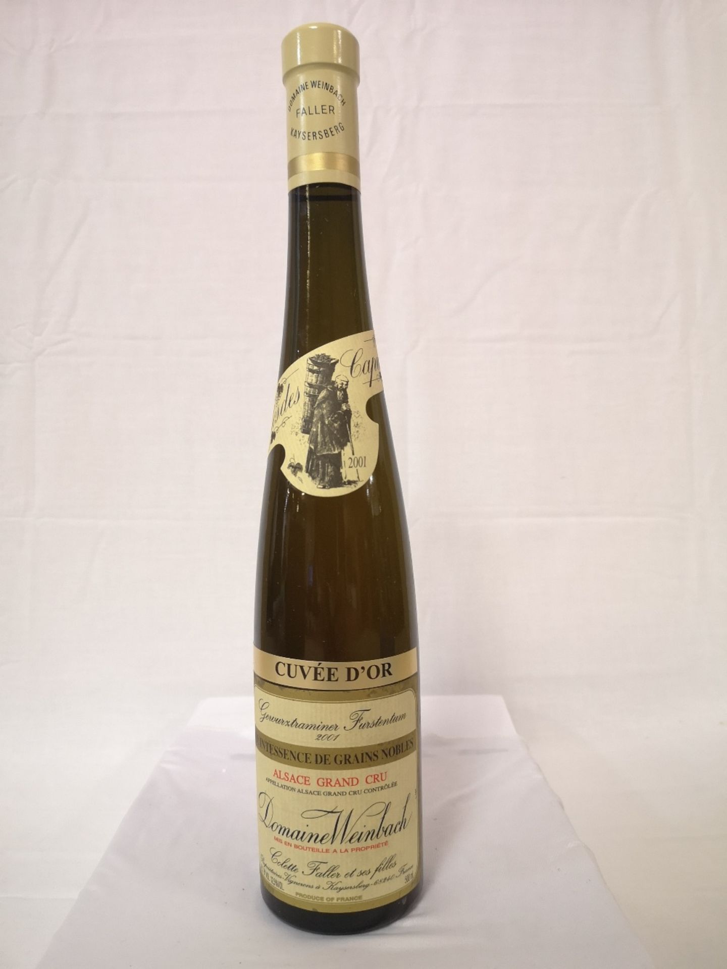 (2) Bottles of Gewurztraminer Selection de Grains Nobles Weinbach 2001 (375ml) - Image 6 of 10