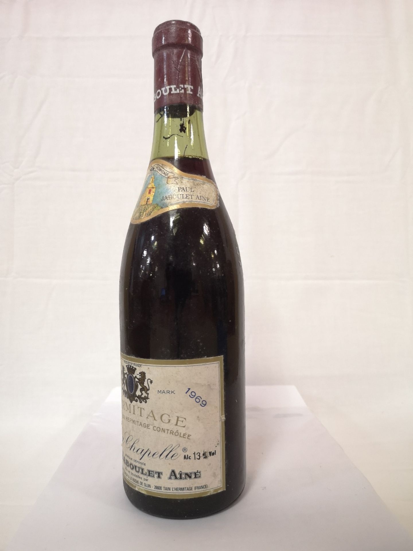 (1) Bottle of Hermitage La Chapelle Jaboulet 1969 (750ml) - Image 3 of 7