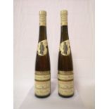 (2) Bottles of Gewurztraminer Selection de Grains Nobles Weinbach 2001 (375ml)