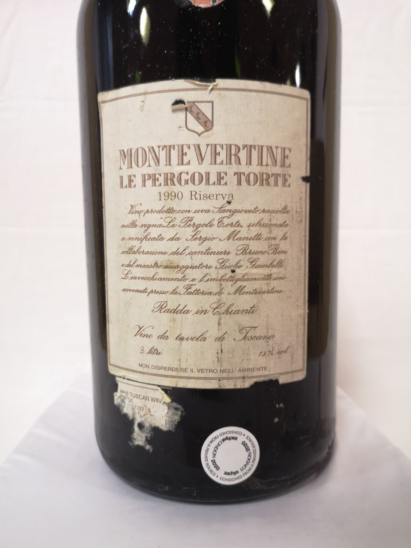 (1) Bottle of Le Pergole Torte Montevertine 1990 (3l) - Image 4 of 6