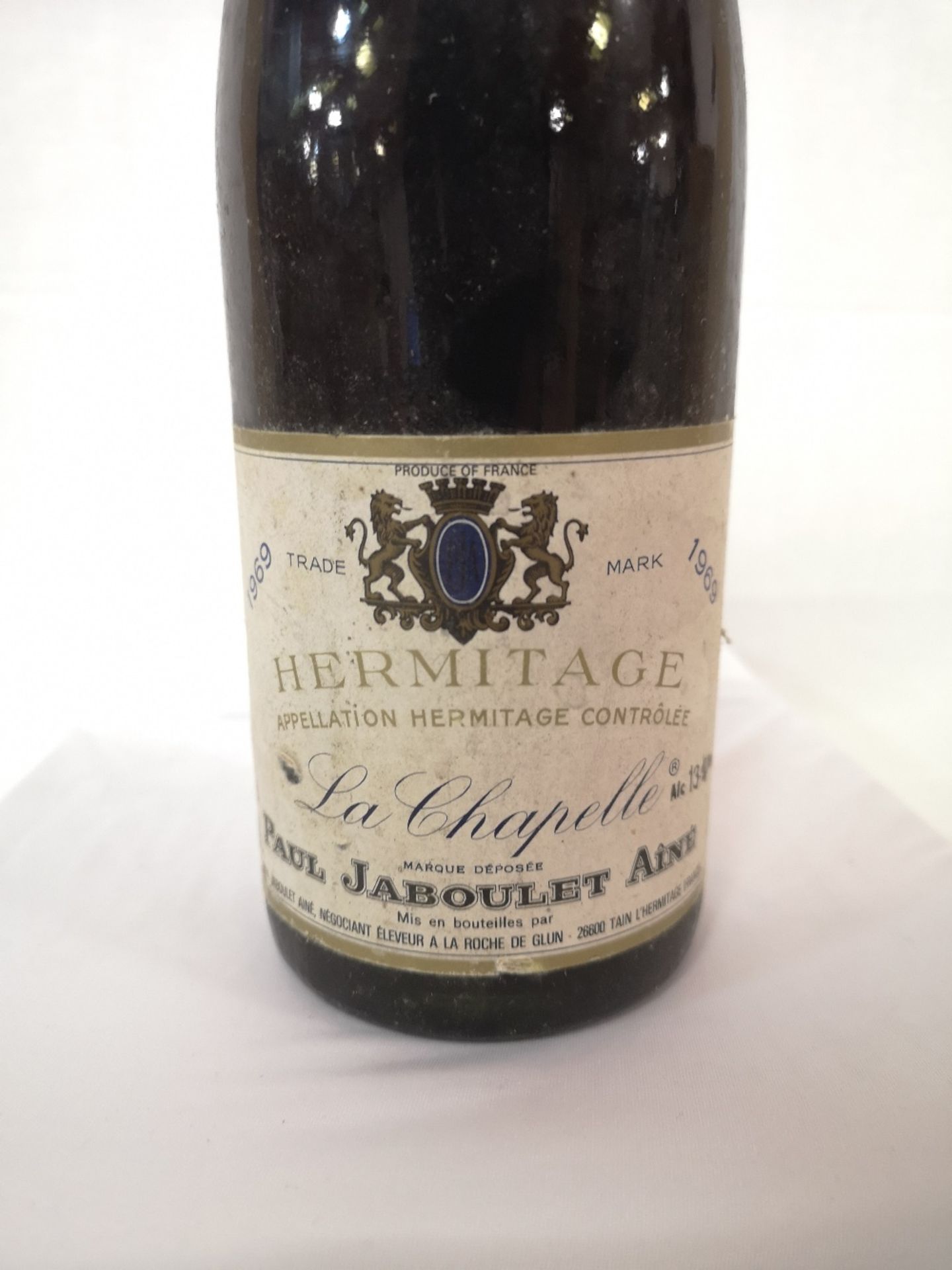 (1) Bottle of Hermitage La Chapelle Jaboulet 1969 (750ml) - Image 6 of 7