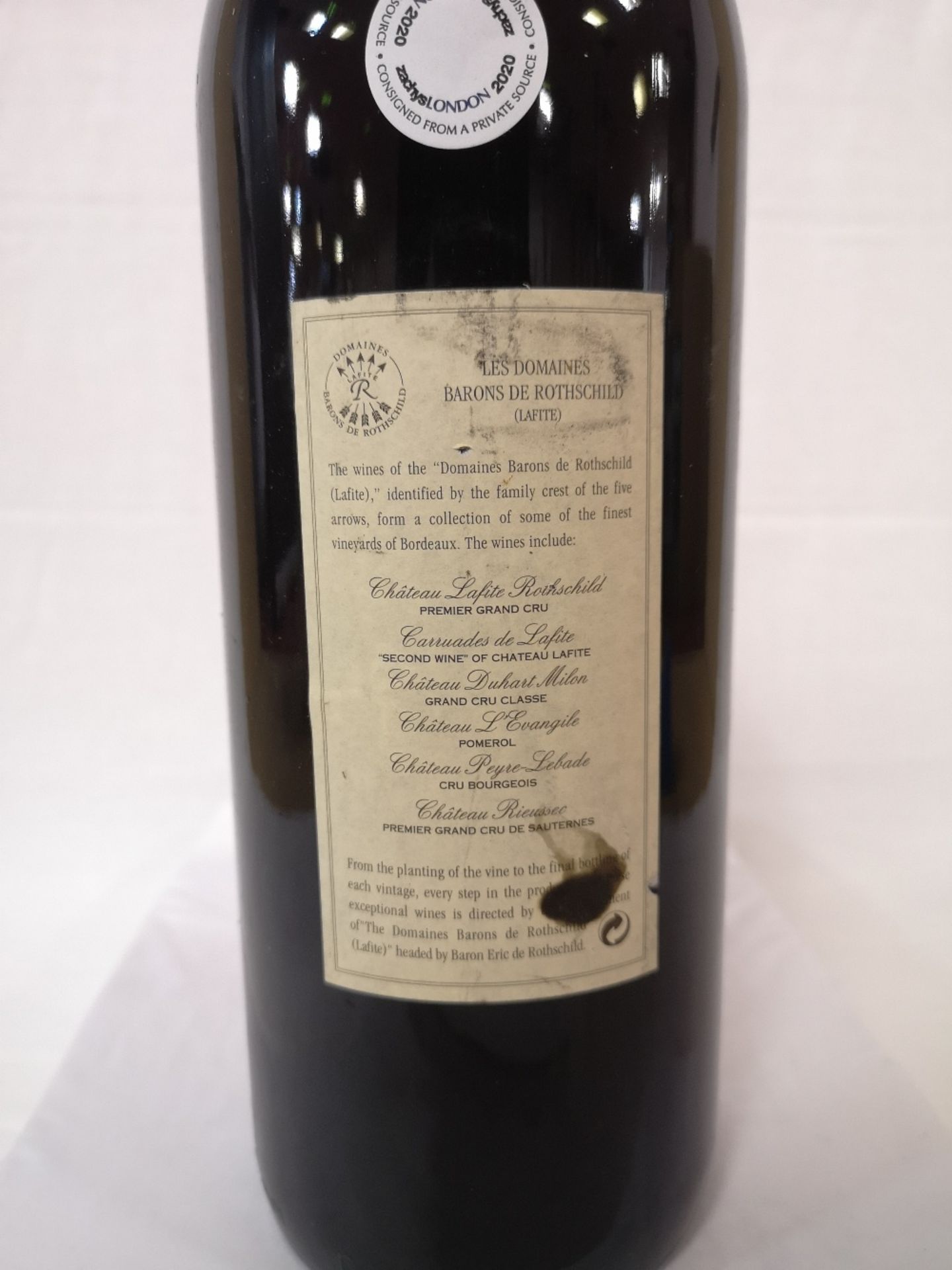 (1) Bottle of Carruades de Lafite 2001 (1.5l) - Image 5 of 6