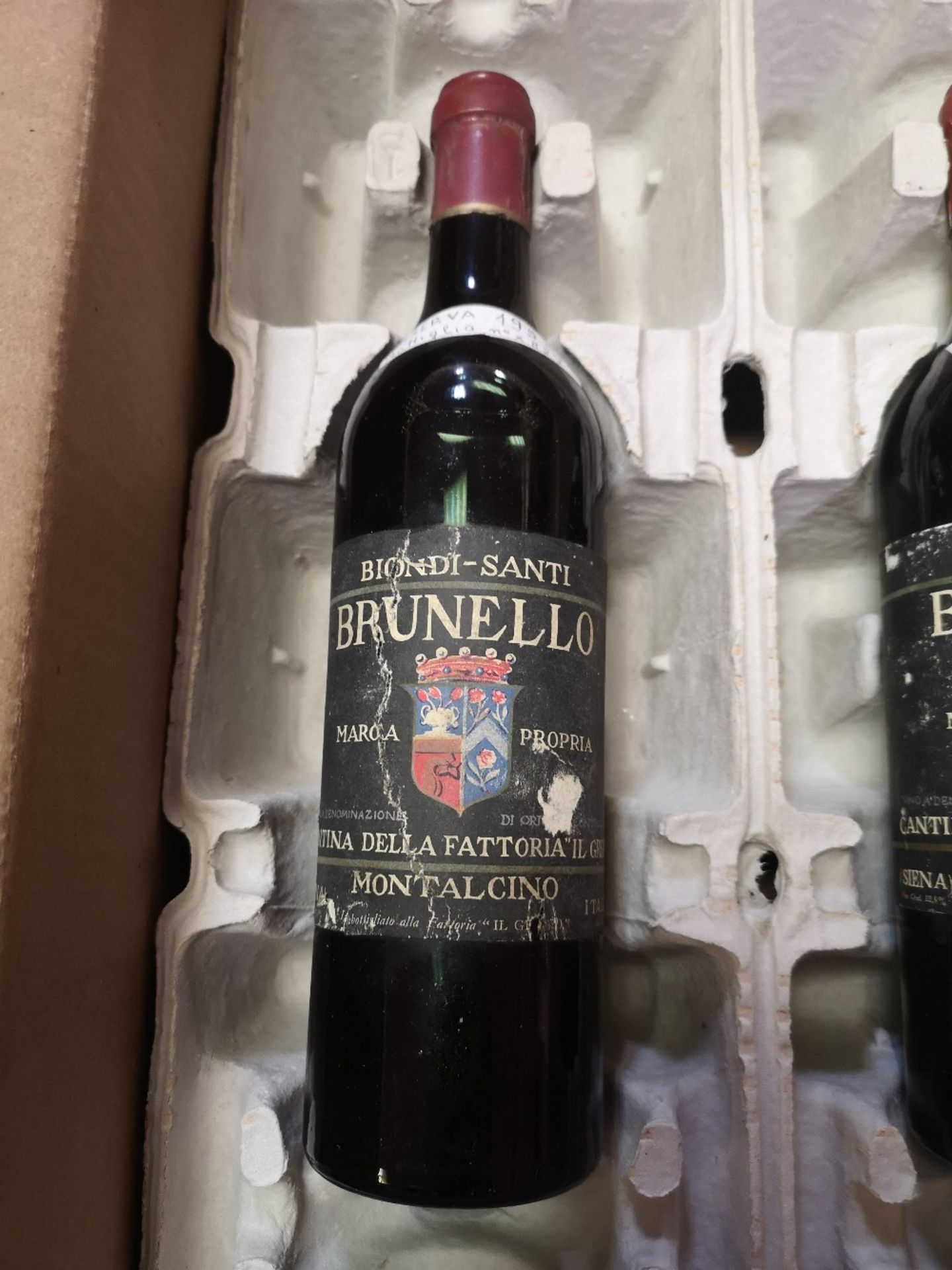 (1) Bottle of Brunello di Montalcino Riserva Biondi Santi 1955 (750ml) - Image 7 of 7