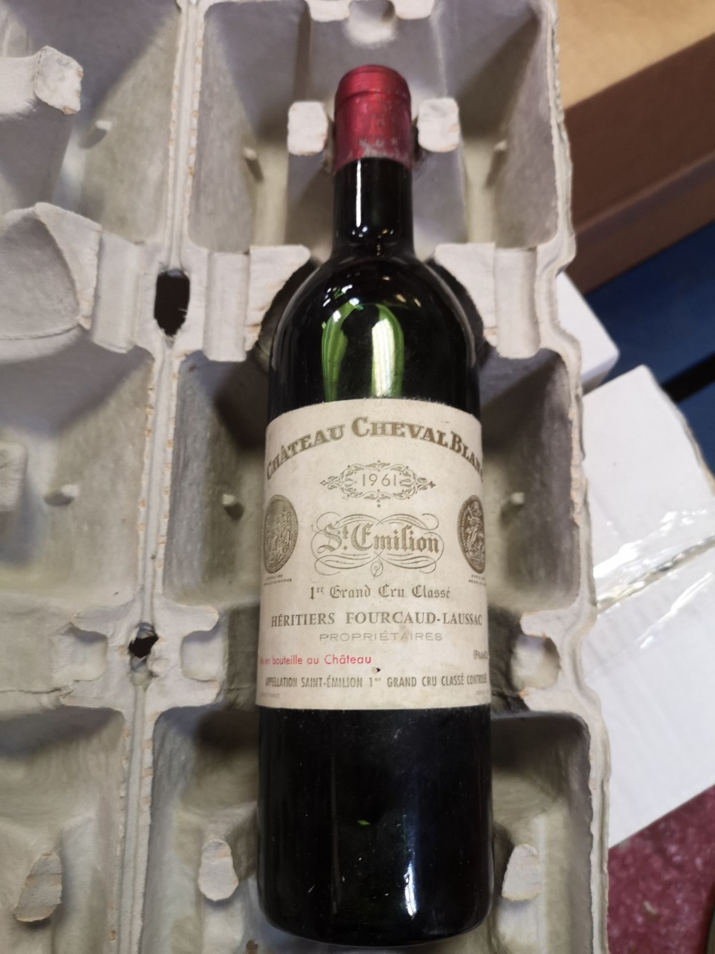 (1) Bottle of Cheval Blanc 1961 (750ml) - Image 5 of 5