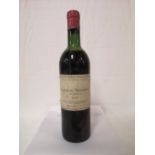 (1) Bottle of Trotanoy 1961 (750ml)