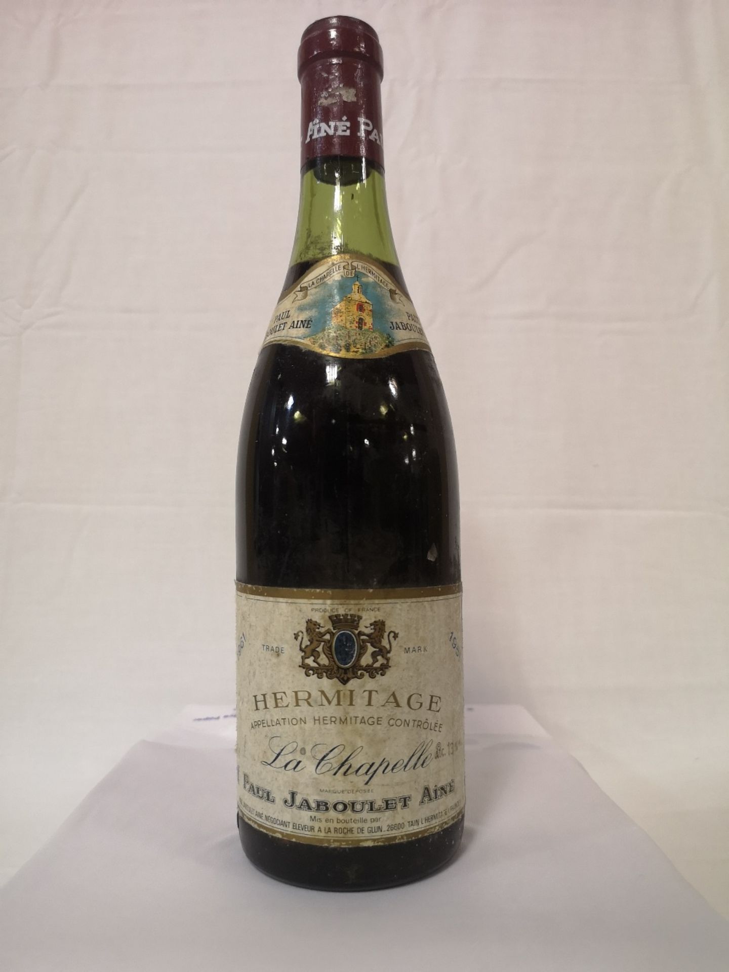 (1) Bottle of Hermitage La Chapelle Jaboulet 1961 (750ml)