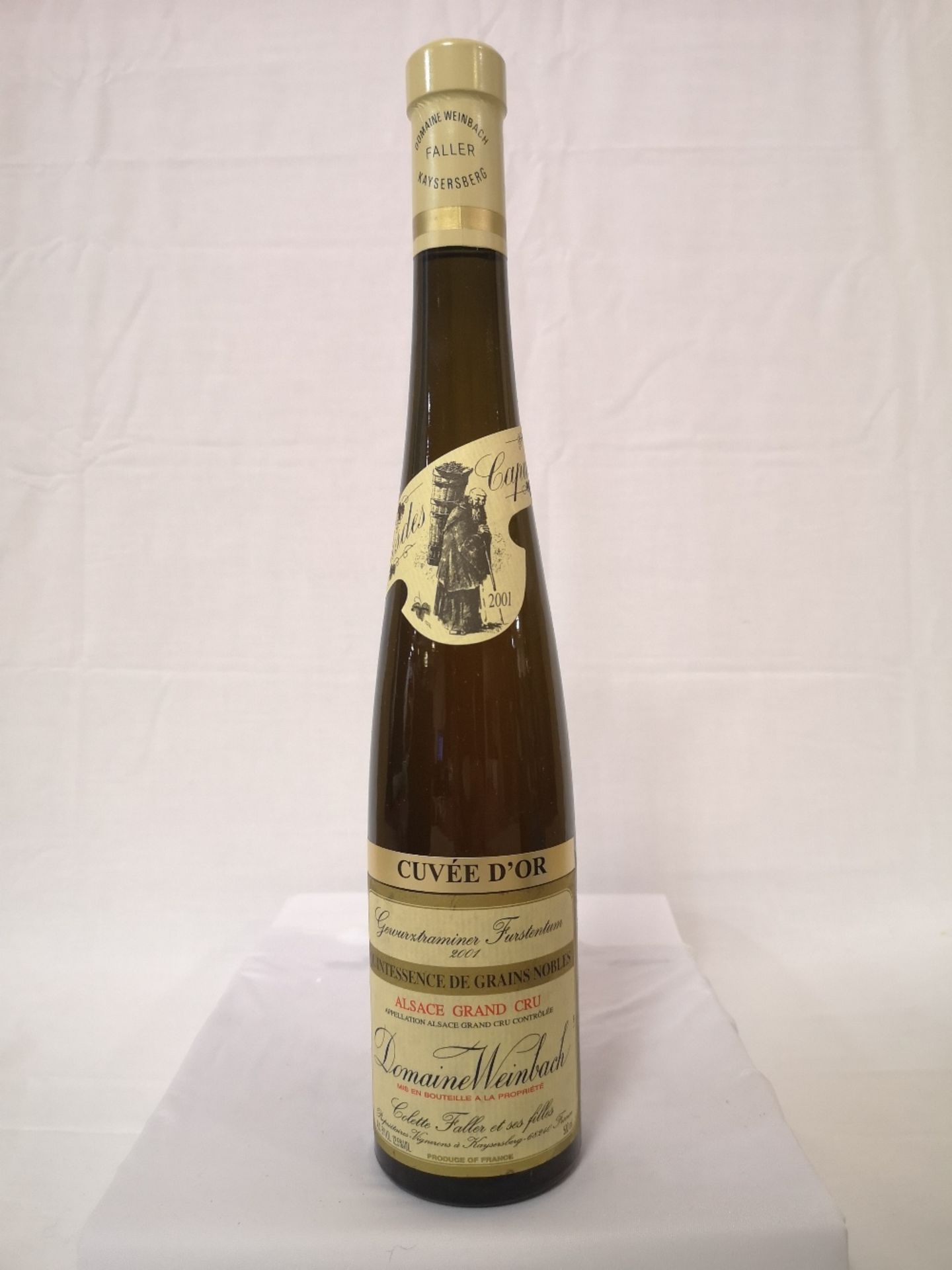 (2) Bottles of Gewurztraminer Selection de Grains Nobles Weinbach 2001 (375ml) - Image 2 of 10