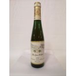 (1) Bottle of Riesling Eiswein Bernkasteler Johnnisbrunnchen JJ Prum 1990 (375ml)