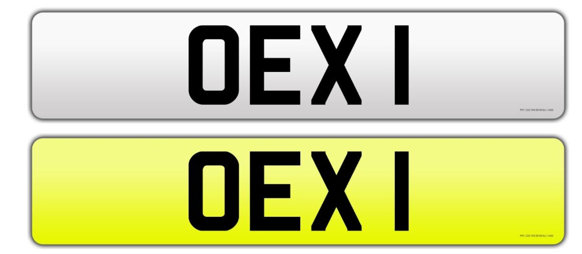 Registration number OEX 1