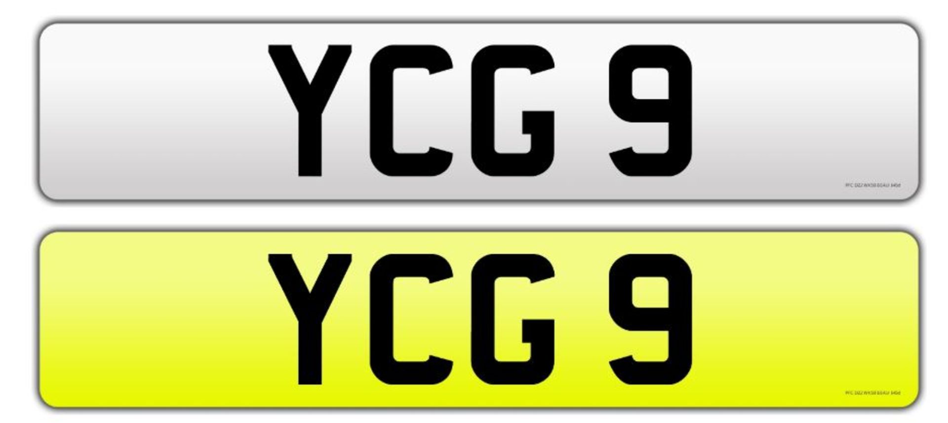 Registration number YCG 9