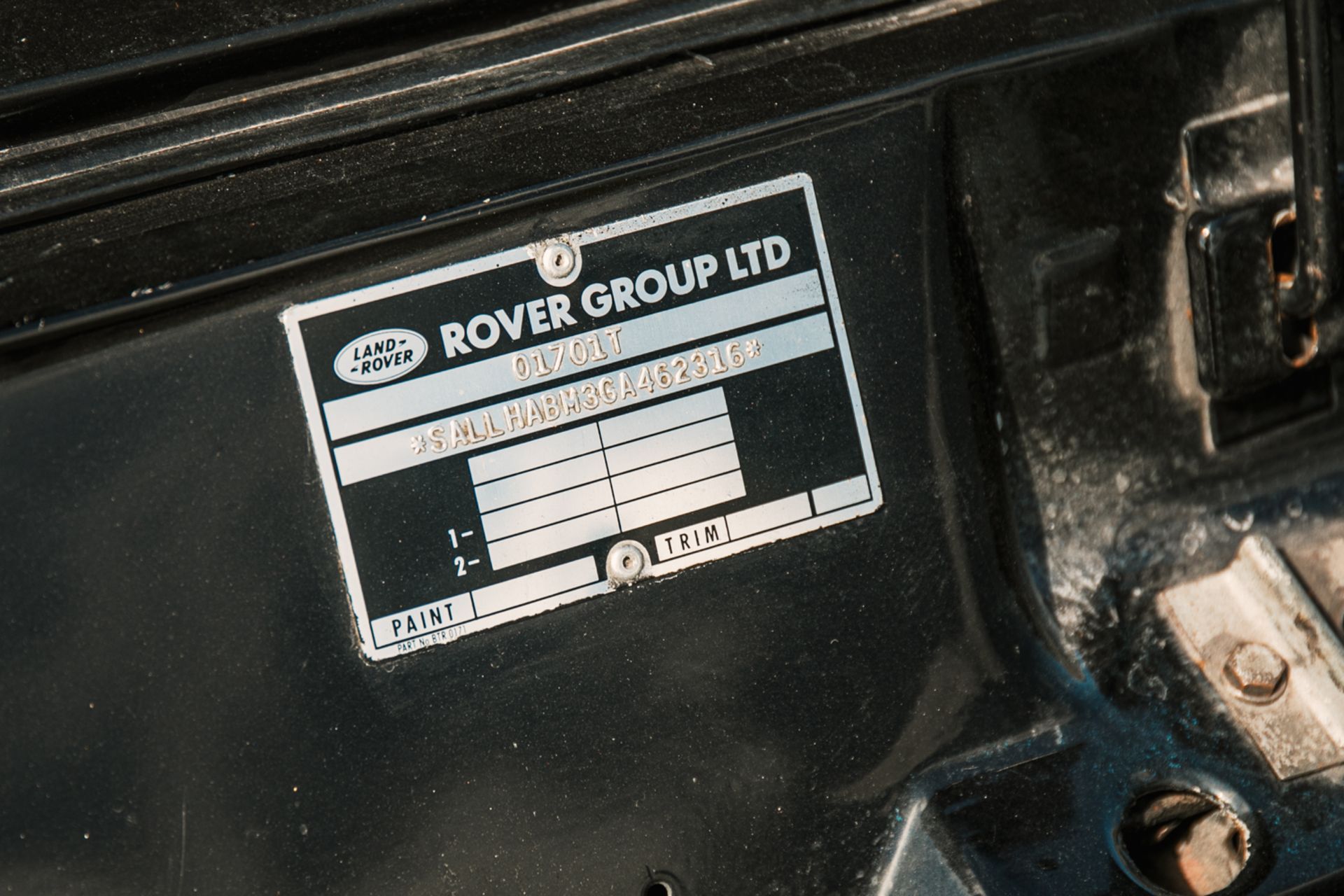 1991 Range Rover CSK - Image 14 of 27
