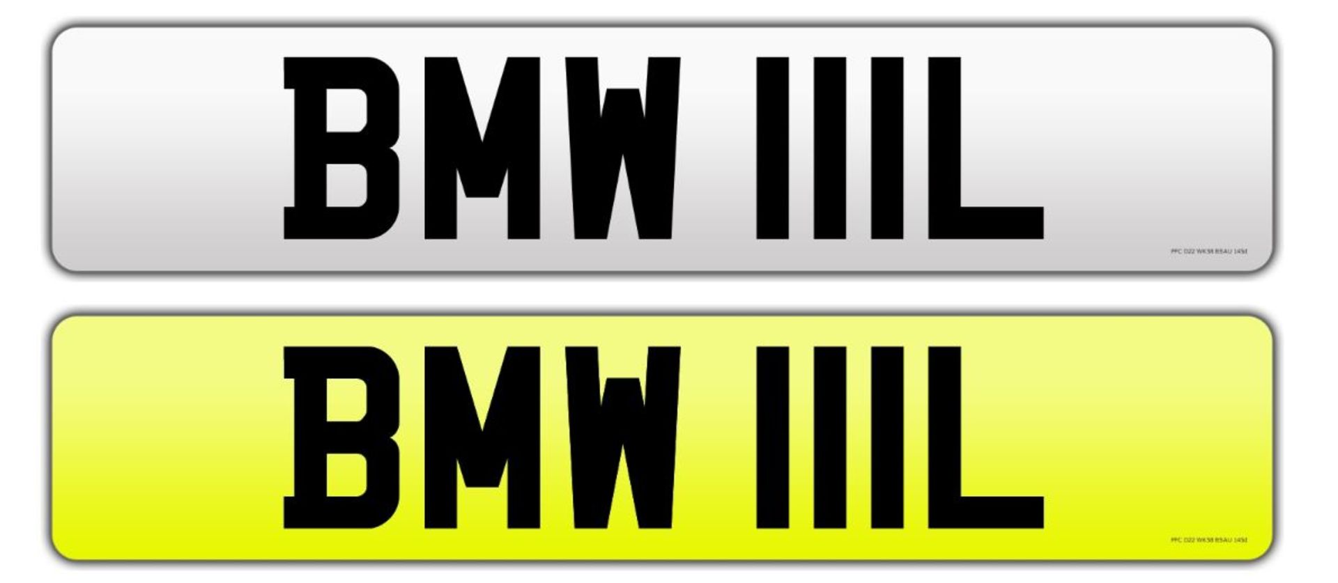 Registration number BMW 111L