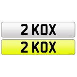 Registration number 2 KOX