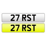 Registration number 27 RST