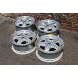 Set of Ferrari 512TR factory-option split-rim alloy wheels