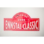 Signed rally plate Ennstal - Classic 2006