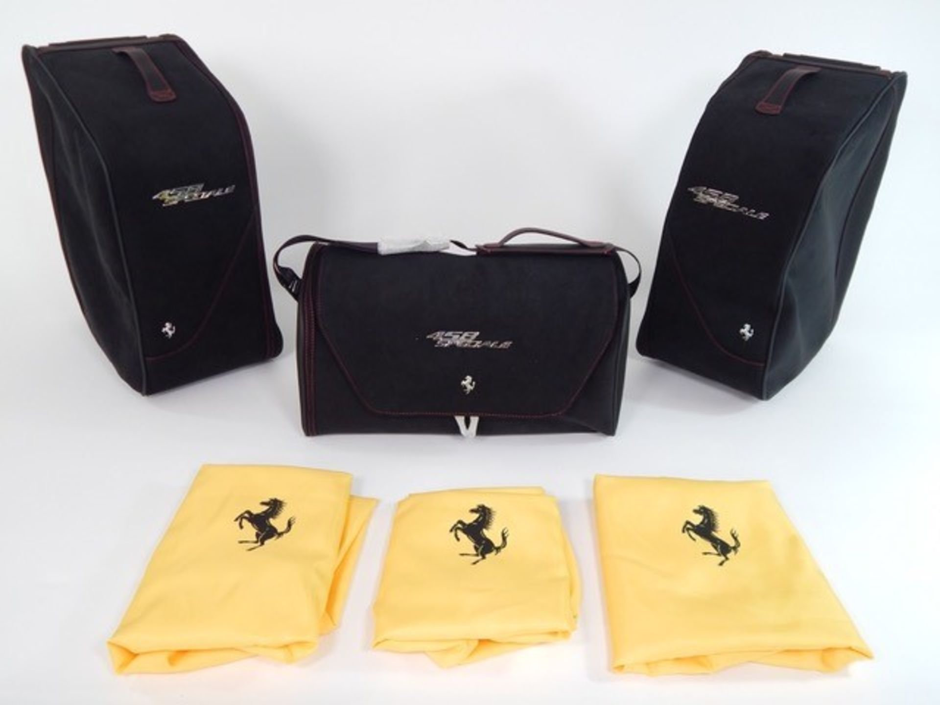 Ferrari 458 Speciale Complete 3-Piece Schedoni Luggage Set