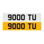Registration Number 9000 TU