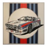 Lancia 037 - An Original Painting by Tony Upson