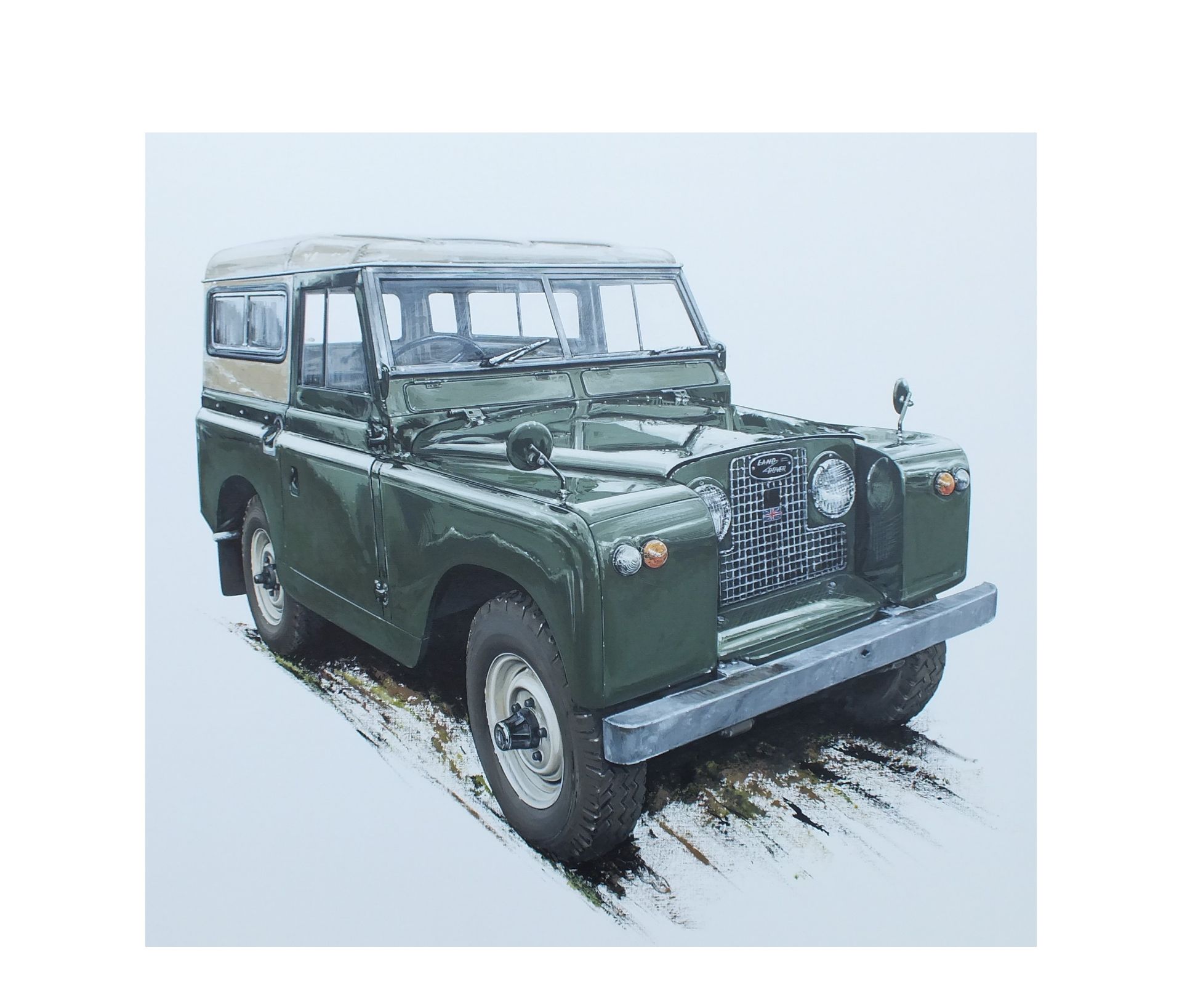 Land Rover - An Original Painting by Tony Upson