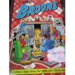 Box containing 9 ‘Oor Wullie’ comic books & box containing 6 ‘The Broons’ comic books.
