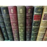 12 various leather bound books between 1883-1895, 8 French, 1 Italian & 3 English. Estimate £10-20