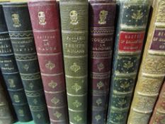 12 various leather bound books between 1883-1895, 8 French, 1 Italian & 3 English. Estimate £10-20