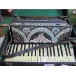 Italian Cooperativa piano-accordion complete with original case. Estimate £100-150