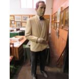 Fibreglass figure of Humphrey Bogart, height 187cms. Estimate £30-50
