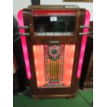 1938/39 Wurlitzer, model 600, serial no. 609073, 24 rotary selector, jukebox, 80 x 61 x 141.